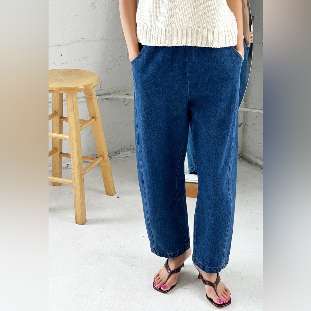Le Bon Shoppe Arc Pants - Blue Denim